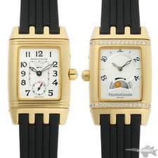 JAEGER LECOULTRE Reverso Grand Sport Night & Day Diamond 296.1.74 Yellow Gold
