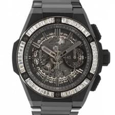 HUBLOT Big Bang Integrated All Black Baguette Diamonds 451.CX.1140.CX.1904