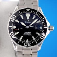 Mens Omega Seamaster Peter Blake 300M Professional watch Black Dial 41MM 2264.50