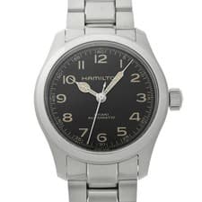 Hamilton HAMILTON Khaki Field Murph H70405130 Black Men's Watch Hamilton Watch