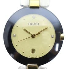 Rado RADO 129.4077.4N Watch Quartz Calendar Date Silver Color GY18 /MQ Men's