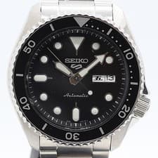 With box working good condition Seiko 5 Sports 4R36 07G0 AT Automatic Black Dial