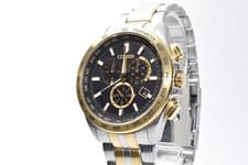 Citizen Chronograph Solar Quartz Mens Wristwatch E660 S122244 Timepiece