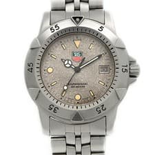 TAG Heuer 959.713G-2 Quartz Watch Stainless Steel Gray Dial 200m Water Resistan