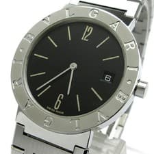 Blgari BLGARI BlgariBlgari Men's Date Black Dial BB33SS Watch Working
