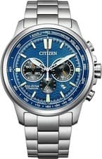 Citizen Mens Watch Titanium Eco Drive Chronograph Blue dial CA4570-88L