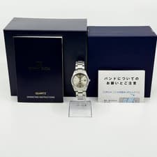 SEIKO Watch Grand Seiko 9F62-0AB0 510271 Silver Khaki Quartz Men's Auth w/Boxed
