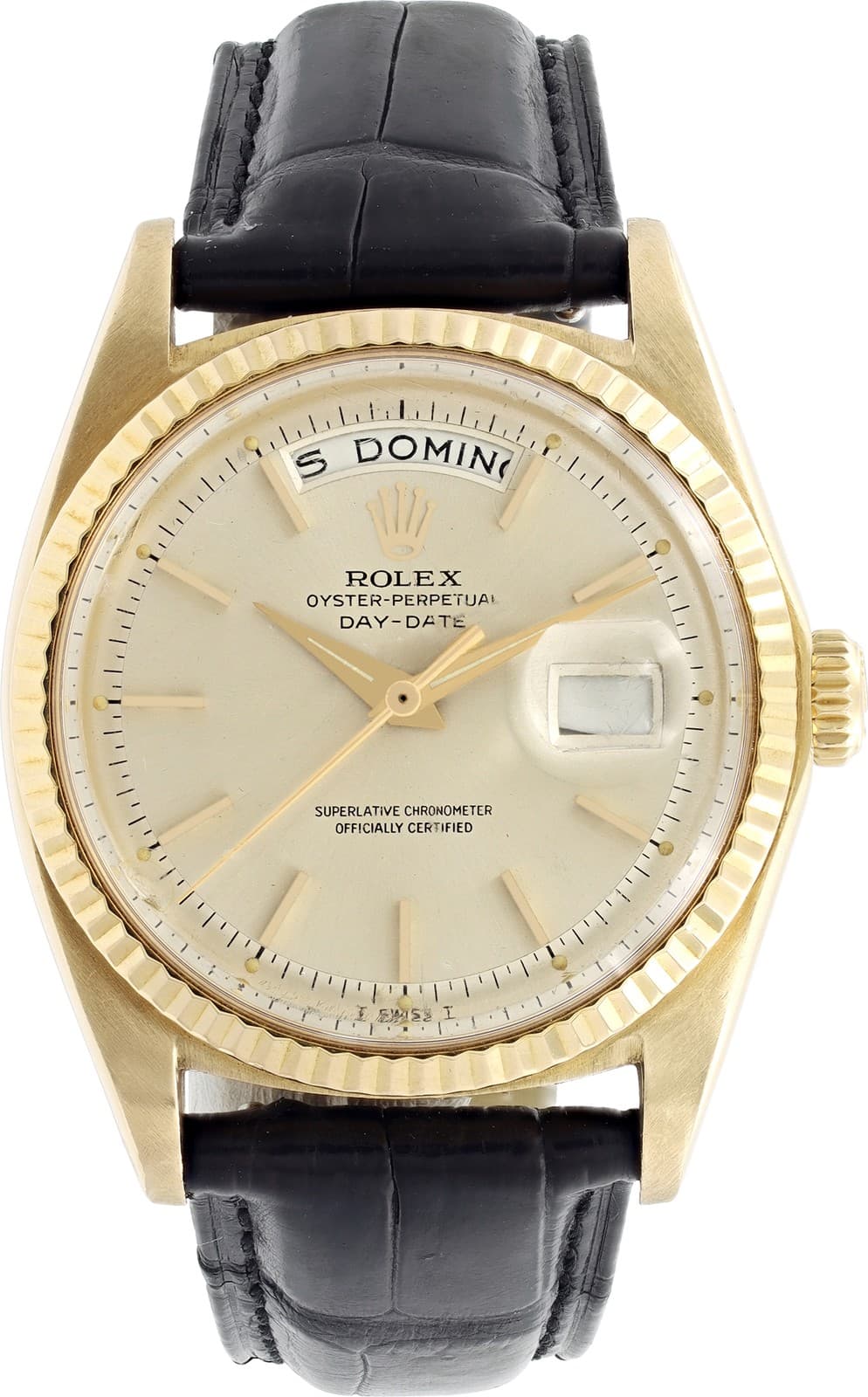 Rolex Day-Date 1803 18k Silver dial 36mm Automatic watch