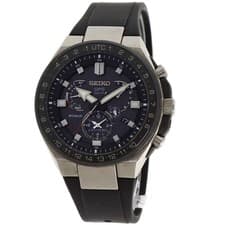 Seiko Astron 8X53-0BB0-2 SBXB169 Day Date Ceramic Titanium Solar Mens Watch Auth