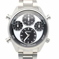 Seiko Prospex Speedtimer Watch Solar Radio 41mm Mens 8A50 00A0 wrist 19cm