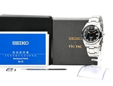 SEIKO TiCTAC SZSB006 35th Anniversary Automatic Men's Watch 40mm Box Papers