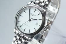 [ Paper ] Longines Flagship L4.774.4 White Dial Date Automatic Swiss Men's Watch