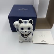 Item Grand Seiko Lucky Cat White Seto Ware Men s Women s Lucky Cat Watch Novelt