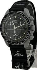 Omega x Swatch Speedmaster Mission To The Moon SO33M100 Unisex Excellent A6380