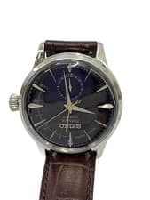 SEIKO 4R57-00E0 Presage Automatic Black Dial Leather Watch Near Mint JAPAN