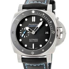 PANERAI Submersible 42mm PAM01683 Men's Automatic Black Watch #HD277
