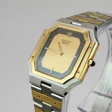 Seiko Credor 8420 5360 Watch 14K Bezel 18K Gold Timepiece Genuine