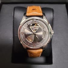 Hamilton Jazzmaster Open Heart H32565585 Auto 40mm Gray Dial Box
