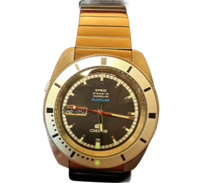 SEIKO 5 Sports SBSA271 4R36-16L0 Reprint Limited Edition Automatic Dial: Black