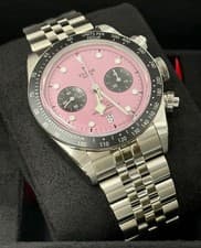 Tudor Black Bay Chrono 79360N-0019 Pink Dial 41mm Stainless Steel Men's Watch