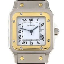 Authentic Cartier Santos LM Two-tone SSxYG Mechanical Automatic #230-000-435...