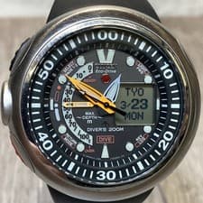 Citizen Promaster JV0000-01E Wristwatch Watch Solar Diver No Box r#