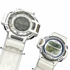 Casio Pro Trek Stardust Travelers PRT97-3 Watch Used Battery Replaced Japan
