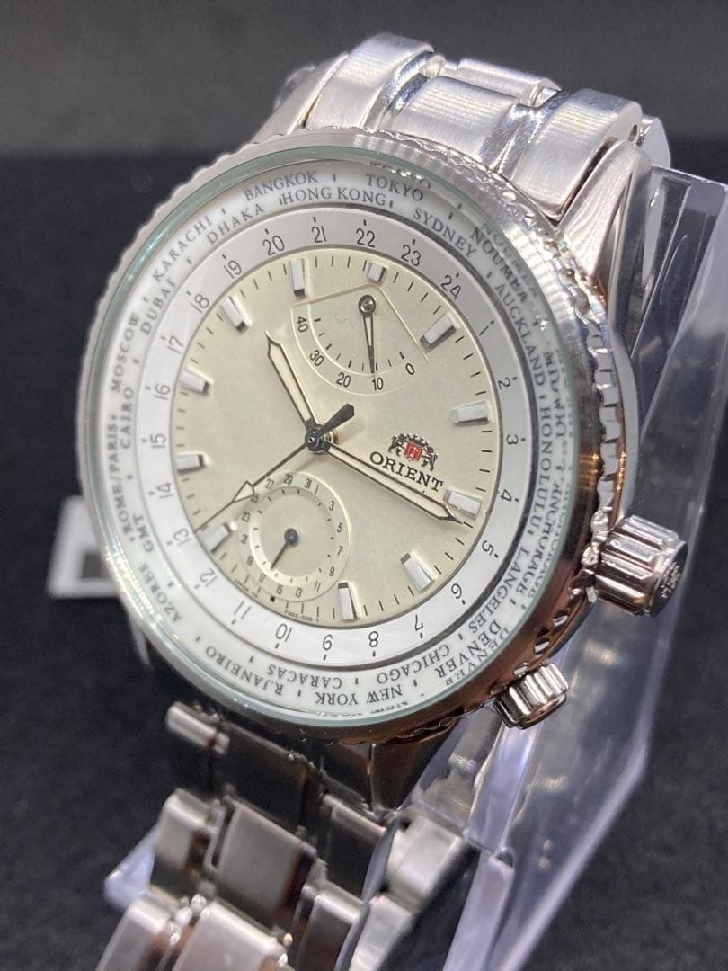 ORIENT King Master WZ0051FA White Dial Automatic Men's Watch no Accessories USED