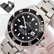 2002 Rolex Submariner Date 40mm Steel Oyster Watch 16610 Papers/Tag