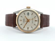 Rolex Datejust 36 14kt Yellow Gold & Stainless Steel Linen Dial Automatic 1601