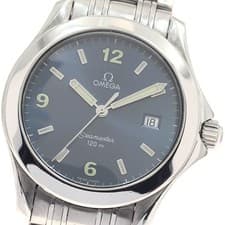 OMEGA Seamaster120 2511.83 Date blue Dial Quartz Men's Watch_950460