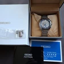 Seiko Astron SBXY001 Radio Limited Edition 140th Anniversary Used from Japan