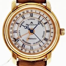 Maurice Lacroix Masterpiece Fie Hands 27388 White Dial Automatic Winding Day
