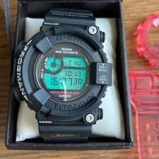 G SHOCK FROGMAN DW 8200 Pink Titanium 200m Watch Timepiece Authentic Rare