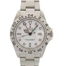Rolex Explorer II 16570 40mm Stainless Steel White Dial Automatic GMT Box #KN138