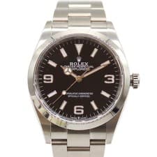 Rolex Explorer I 124270 36mm Stainless Steel Black Dial Automatic Box #KN107