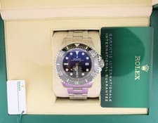 2020 Rolex Deepsea James Cameron 126660 Black Blue Dial SS Oyster W/ Papers 44mm