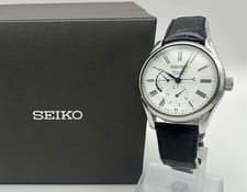 Seiko Presage 6R27-00F0 Stainless Steel Date 29 Jewels Automatic Mens Watch Auth