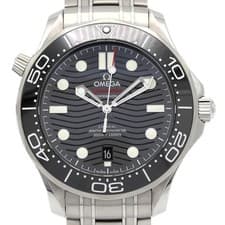 Authentic Omega Seamaster Diver 300M 210.30.42.20.01.001 Stainless Steel Mec...