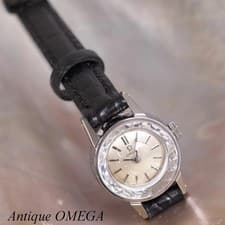 Omega De Ville 511.166 Silver Dial Manual Winding SS Watch with Leather Strap