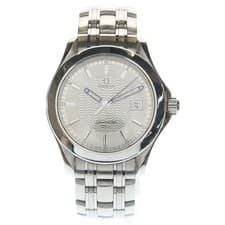 OMEGA Seamaster 120 Silver dial SS QZ Used abbcec6401ad05445fbb77ea3ef6f3ad