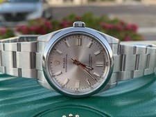 2021 Rolex 126000 Oyster Perpetual 36 Silver Dial Watch w/ Box + Card