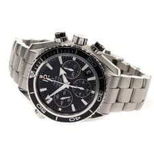 OMEGA SEAMASTER PLANET OCEAN 600M 222.30.38.50.01.001 38mm SS Black Dial #C1037