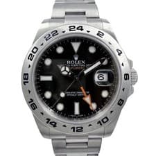 Rolex Explorer II 216570 41mm Stainless Steel Black Dial Automatic GMT #KN106