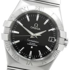 OMEGA Constellation 123.10.35.20.01.001 Date Black Dial Automatic Men's _954053