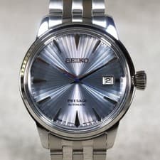 Seiko Presage SRPE19J1 “Skydiving” Ice Blue Sunburst Dial Automatic 41mm NEW