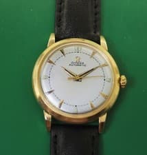 Vintage 1950 OMEGA 14k Solid Gold Pre Seamaster Men's Automatic Watch