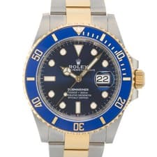 ROLEX Submariner Date 41 126613LB Two-tone Warranty 2022 Box/Paper