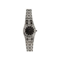 Audemars Piguet Royal Oak 6007BC 'Ladies' White Gold Black Diamond Dial Diamond
