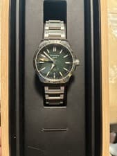 Christopher Ward Sealander C63 GMT Green Dial Bader Bracelet Full Set /warranty!